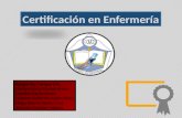 Eq.7 Requisitos para la certificación en Enfermería