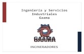 Catalogo de incineradores Ingeniería y Servicios Industriales GAAMA.