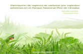 Estimación de captura de carbono por especies arbóreas en el Parque Nacional Pico de Orizaba