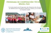 El proyecto Fortalecimiento de Programas de Alimentación Escolar en Guatemala