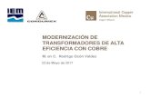 Modernización de Transformadores de Alta Eficiencia con Cobre, (ICA-Procobre, May 2017)