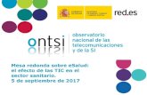 eSalud: el efecto de las TIC en el sector sanitario - ONTSI