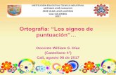 Clase castellano 4°-08-08-17_ortografía_signos de puntuación