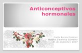 (21-12-2017) Anticoncepción hormonal (PPT)