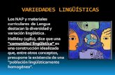 Lengua y comunicacion variedades linguisticas  y tpack