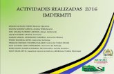 (2017-068) INFORME DE GESTION DE IMDERMITI DE LA VIGENCIA 2016