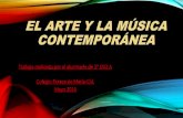 Trabajo música y arte contemporáneo 3ºESO A- Mayo 2016