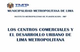 Centros Comerciales y Desarrollo Urbano de Lima