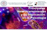 Principales Neurotransmisores NEUROCIENCIA I