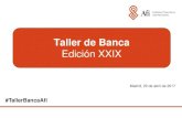 Taller de Banca Afi - Edición XXIX