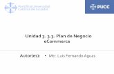 Unidad 3. 3.3. Plan de Negocio E commerce