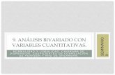 9. análisis bivariado con variables cuantitativas.
