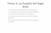 Tema 3  La España del siglo xviii