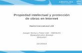 Propiedad intelectual y protección de obras en Internet
