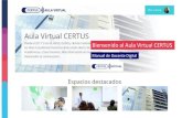 Aula Virtual CERTUS - Manual del Docente Digital 2017-2