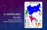 Imperialismo en Asia y guerras imperialistas.