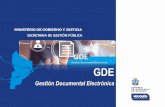 Presentación Sistema GDE (Gestión Documental Electrónica)