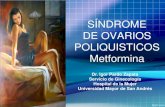 Sindrome de ovarios poliquisticos- metformina. Dr. Igor Pardo Zapata