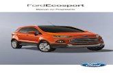manual de propietario de Ford Ecosport