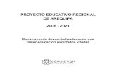 Proyecto Educativo Regional AREQUIPA 2006-2021