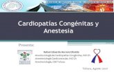 Cardiopatía congénita y anestesia (cirugía no cardiáca)