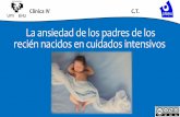 Las ansiedad de los padres de los recién nacidos en cuidados intensivos