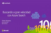Buscando a gran velocidad con Azure Search