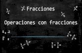 Fracciones y operaciones con fracciones