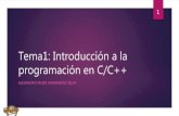 Tema 1 introducción a la programación en c c++