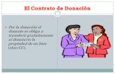 EL CONTRATO DE DONACIÓN - ANDRÉS CUSI ARREDONDO