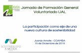 Sesion Formativa para Voluntariado Universidad de Almería