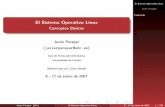 El Sistema Operativo Linux - Conceptos Básicosroi/files/linux_enero_2007.pdf · Desarrollo personal de un sistema operativo para explotar las capacidades del 386 En un primer momento,