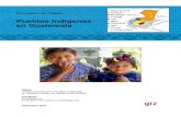 Pueblos Indígenas en Guatemala - giz.de · PDF filegrupos se añaden los xinca y los garífuna 3. ... (ladina); 23,6% está en ... se ha apropiado de algunos elementos simbólicos