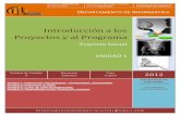 Introducción a los Proyectos y al Programa - Bienvenidos · PDF fileEl proyecto sociotecnologico como núcleo central del PNFI Referencias Bibliográficas 4 4 6 6 10 10 11 14 17 17