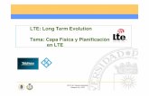 LTE: Long Term Evolution Tema: Capa Física y Planificación ... · PDF fileLogo 18 18 De igual modo que en UMTS, en LTE se definen los canales como estructuras de datos: Canales lógicos,
