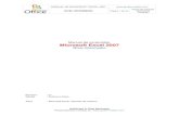 Manual de contenidos: Microsoft Excel · PDF fileMANUAL DE MICROSOFT EXCEL 2007 NIVEL INTERMEDIO Página 1 de 54 Fecha de creación 26/07/2010 ... CREACIÓN DE UN FILTRO AVANZADO