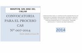 Convocatoria para el Proceso CAS Nº 007-2014 - hsj.gob.pehsj.gob.pe/convocatorias_html/documentos_2014/CAS... · por Decreto Supremo Nº 065-2011-PCM. ... Experiencia 03 años, incluido