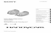 DCR-SR68/SR88/SX43/ SX44/SX63 - Sony eSupport - · PDF fileSi es necesario, cambie el idioma de la pantalla antes de utilizar la videocámara (pág. 17). Grabación Cuando use por