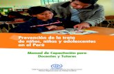 Prevencion de la trata de ninos y ninas adolescentes en el ... · PDF filecuatro países: Bolivia, Colombia, ... niñas y adolescentes es la explotación sexual. Ésta implica el ejercicio
