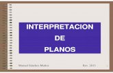 INTERPRETACION DE PLANOS - uclm. · PDF fileINTERPRETACION DE PLANOS Manuel ... En la realidad la identificación de los instrumentos de ... calentado por medio de un horno que quema