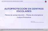 Presentación de PowerPoint - · PDF fileautoprotecciÓn en centros escolares ii jornada tÉcnica sobre planes de autoprotecciÓn de centros escolares en el Ámbito territorial de