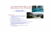 I Introducción a la Mecánica de fluidoserivera-2001.com/files/Introduccion.pdf · Dinámica de fluidos Estática de fluidos . y... Estudia los fluidos... Fuerzas sobre superficies