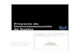 Proyecto de Descontaminación de Suelos · PDF fileProyecto de Descontaminación de Suelos 1 ÍNDICE 1. Introducción 2 2. Recopilación y análisis previo 6 3. Diseño e implementación