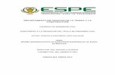 DEPARTAMENTO DE CIENCIAS DE LA TIERRA Y LA …repositorio.espe.edu.ec/bitstream/21000/7742/1/T-ESPE-047568.pdf · 5.5.4 Uniones empernadas:..... 159 5.6 SISTEMA DE COMPROBACIÓN DEL