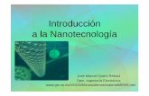 Introducción a la Nanotecnología - GTE Homepageiecon02.us.es/ASIGN/SEA/Nanotecnologias.pdf · Fabricar materiales y máquinas a partir del reordenamiento de ... material unas propiedades
