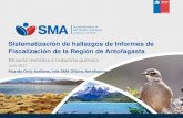 Sistematización de hallazgos de Informes de Fiscalización ... · PDF fileRegión de Antofagasta Tasa Hallazgos/Informe Tasa promedio Región (6,5) 3.1.1. Resultados Minería Resultados