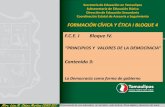 FORMACIÓN CÍVICA Y ÉTICA I BLOQUE 4 F.C.E. I Bloque IV.secundarias.tamaulipas.gob.mx/materiales/fcivica1mat/bloque4/FCE I... · Dirección de Educación Secundaria Coordinación