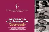 Josep Ferré Gerard Claret Luca Bagagli MÚSICA CLÀSSICA · PDF file• Com a novetat, us proposem música simfònica argentina de Piazzolla, Mer-cadante i Cuacci, entre d’altres.