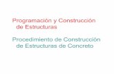 Programación y Construcción de Estructuras Procedimiento ...luiscr/licenciatura_ic/1444_pcee/1444... · (NMX-C-122) AGUA PARA CONCRETO EFECTO DE LAS IMPURESAS Interfieren en la