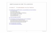 MECANICA DE FLUIDOS - toledocursos.comtoledocursos.com/MECFLU1/mf1u1.pdf · La gran variedad de fluidos que se manejan en la industria, ... vapor de agua, lodos de perforación, sosa